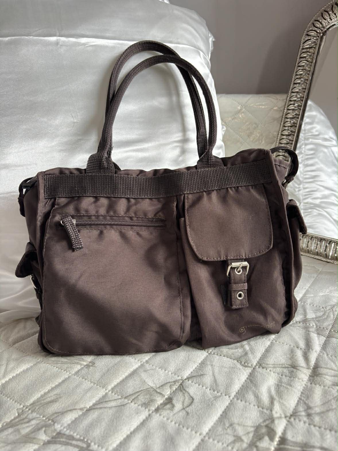 Vintage Torba Shopper Ciemny Brąz – Fairy Grunge / Dark Academia