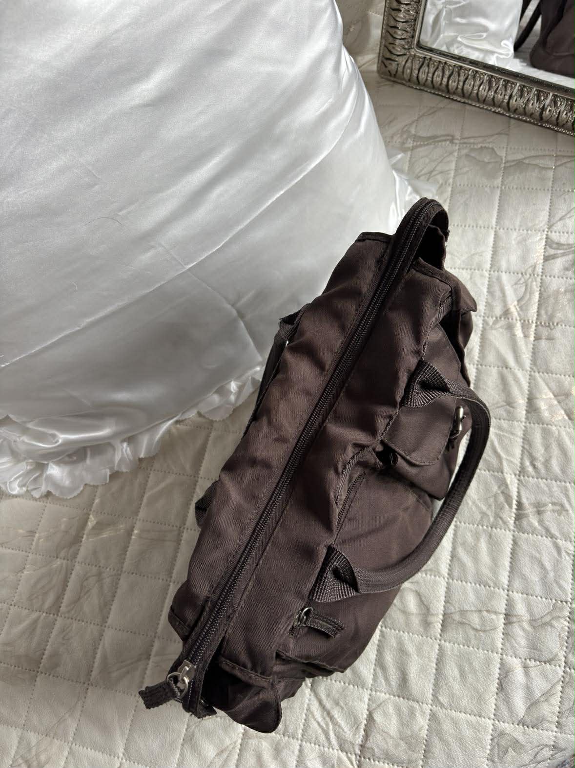 Vintage Torba Shopper Ciemny Brąz – Fairy Grunge / Dark Academia