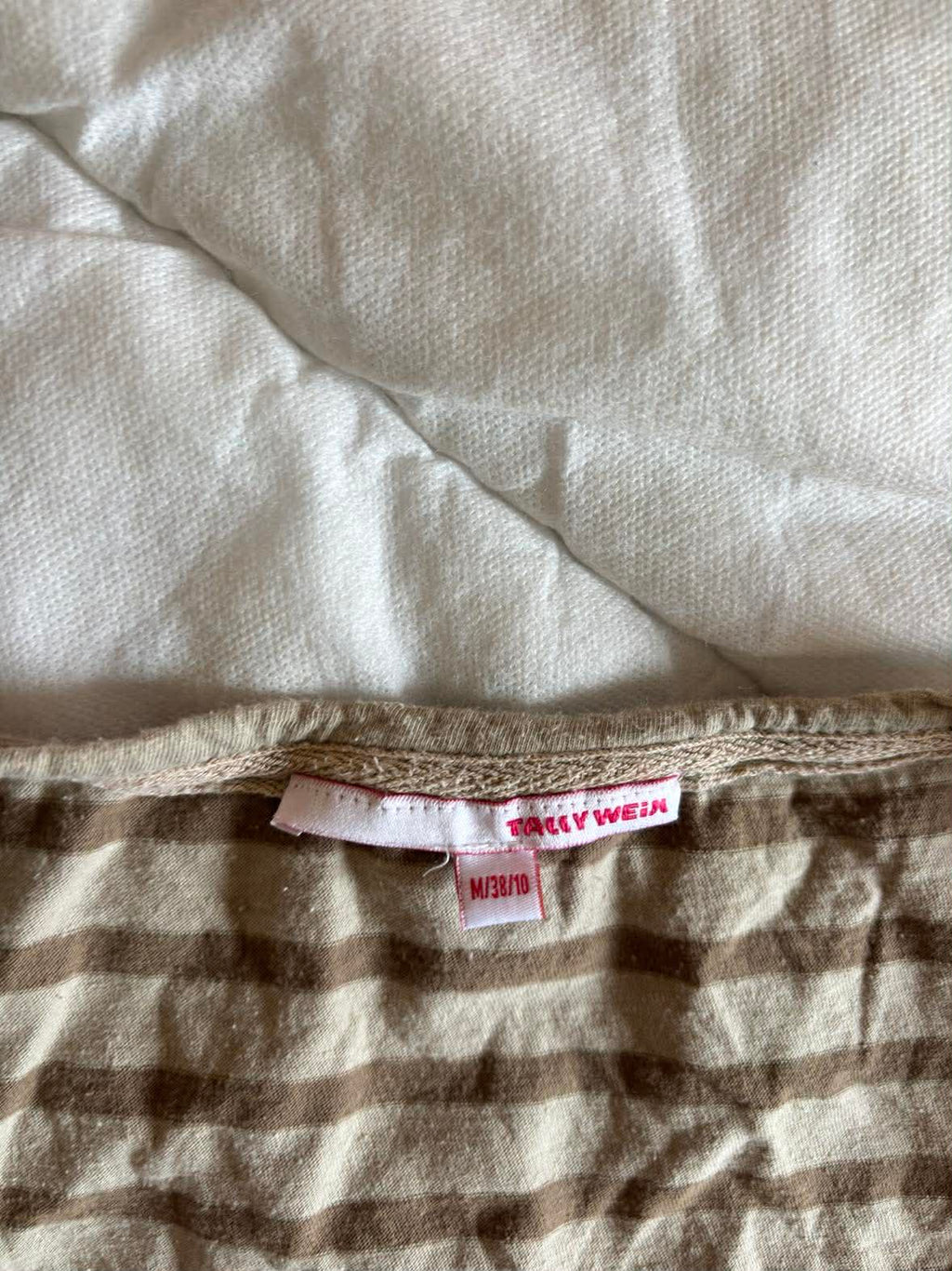 Vintage Bluzka w Paski z Cekinami Królik Tally Weijl – Y2K / Retro | Rozmiar M