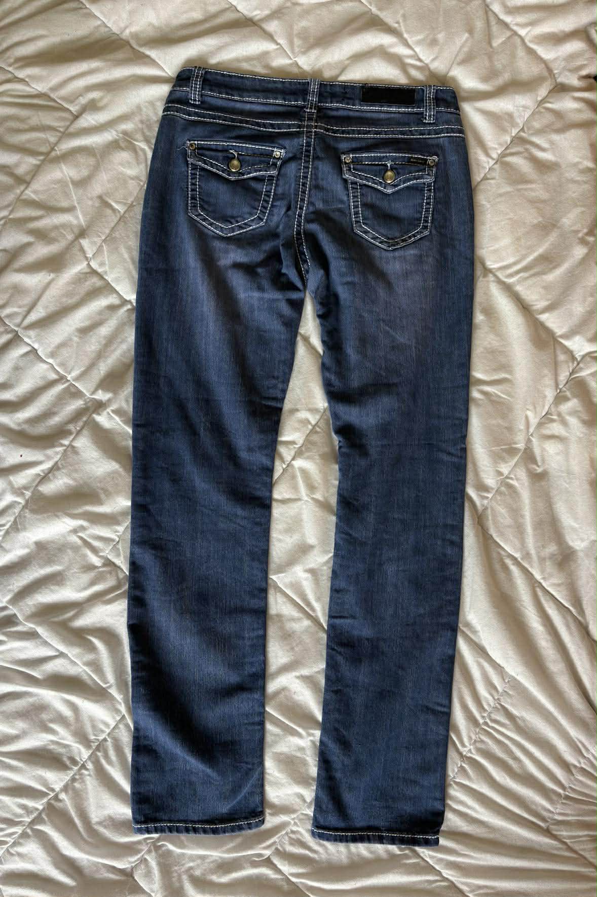 Vintage Spodnie Granatowe Marc Lauge – Dark Academia / Old Money | Rozmiar L