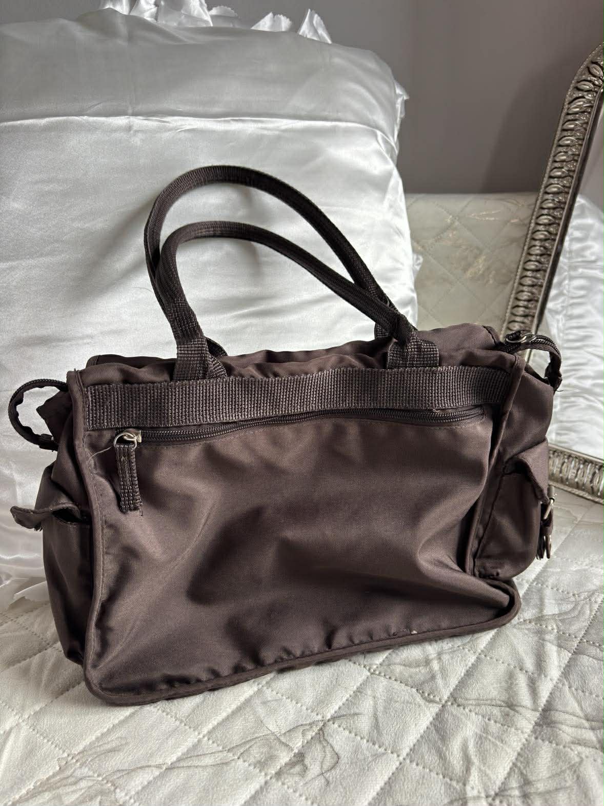 Vintage Torba Shopper Ciemny Brąz – Fairy Grunge / Dark Academia