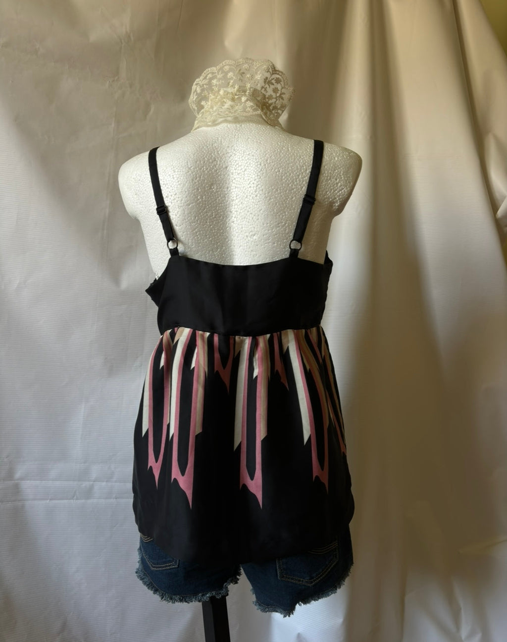 Top Vintage Y2K Baby Doll – rozmiar M