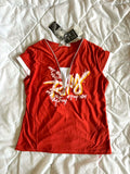 Czerwony T-shirt Y2K Streetwear – Vintage Graphic Tee