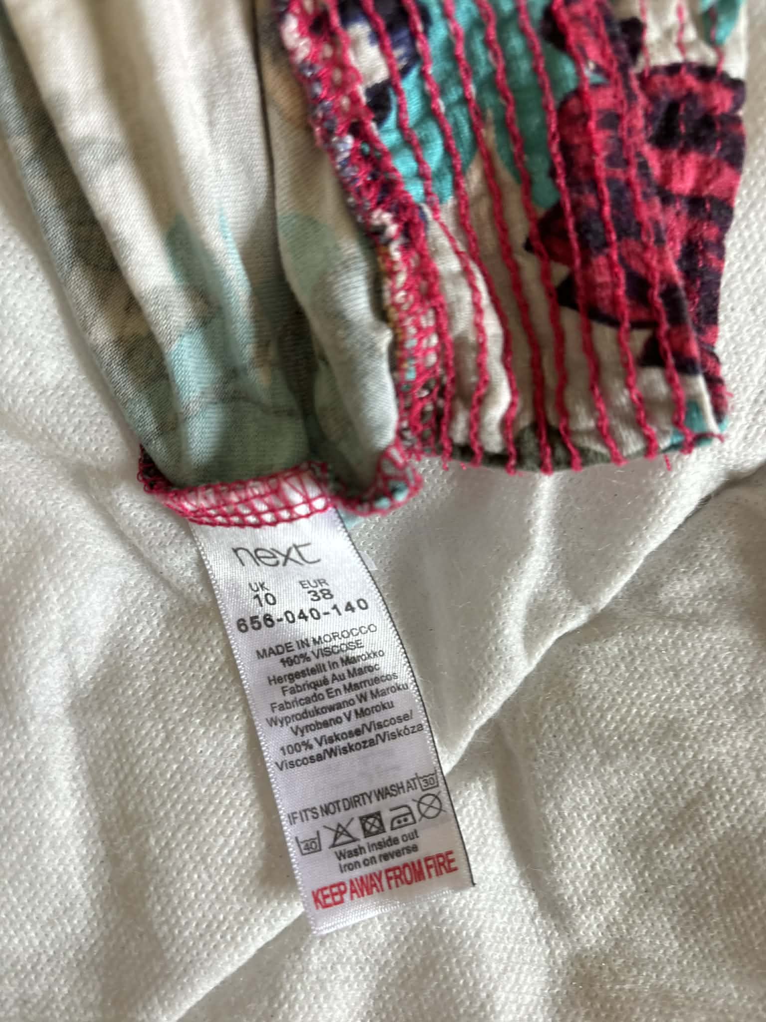 Kwiatowy Top Tube bez Ramiączek – Boho Y2K Rozmiar M