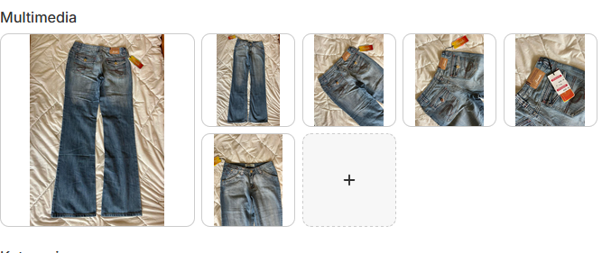 Vintage Spodnie Dzwony Jeans – Y2K / Boho | Rozmiar 28 | Długość 107 cm