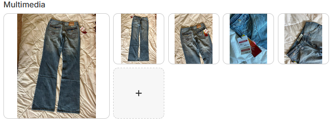 Vintage Spodnie Dzwony Jeans – Y2K / Boho | Rozmiar 27 | Długość 105 cm